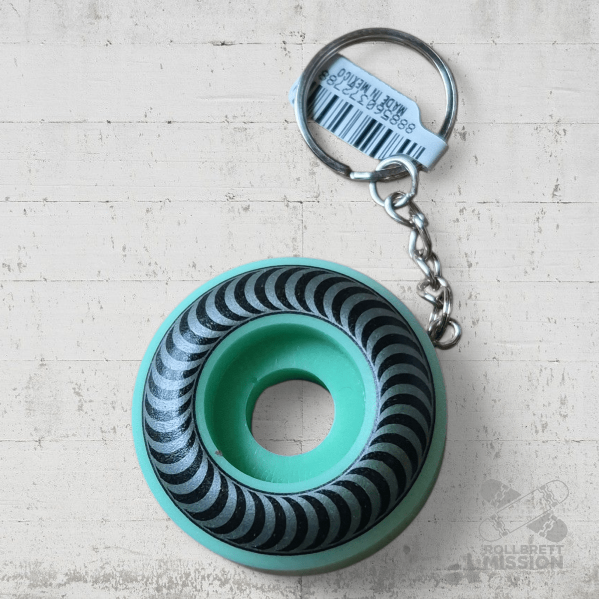 Spitfire Keychain Schlüsselanhänger bunt - Rollbrett Mission