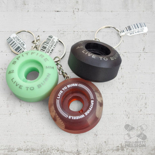 Spitfire Keychain Schlüsselanhänger bunt - Rollbrett Mission