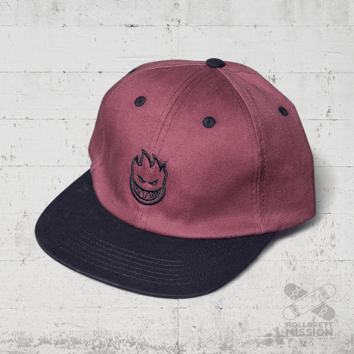 Spitfire Lil Bighead Strapback Cap burgundy - Kopfbekleidung & - tücher - Rollbrett Mission