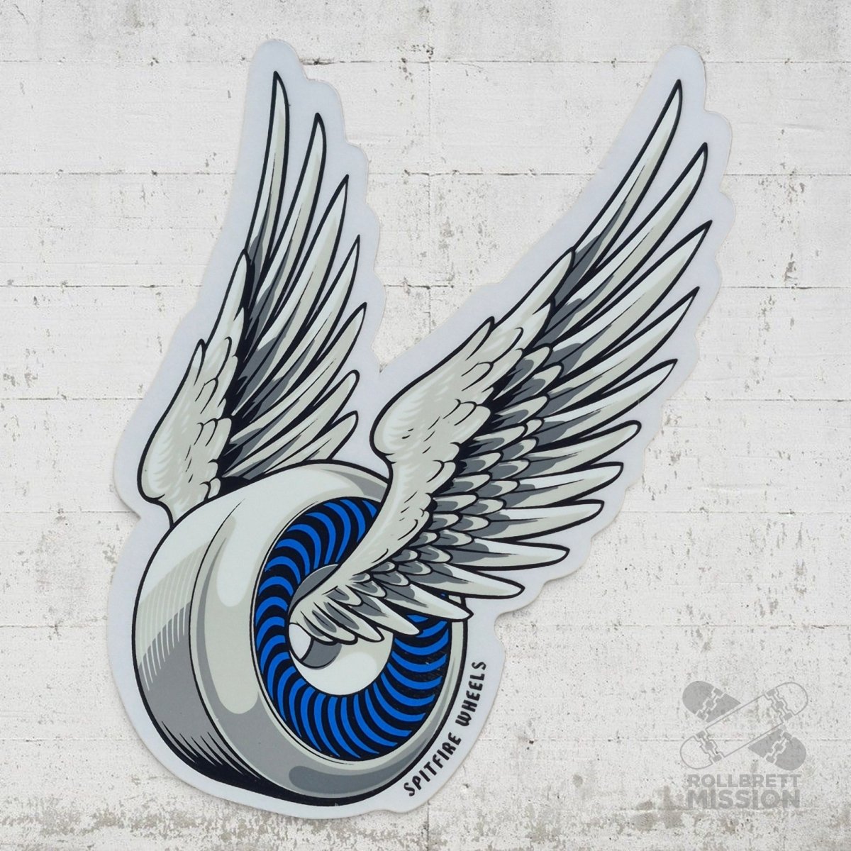 Spitfire OG Classic Wings Sticker 16cm - Rollbrett Mission