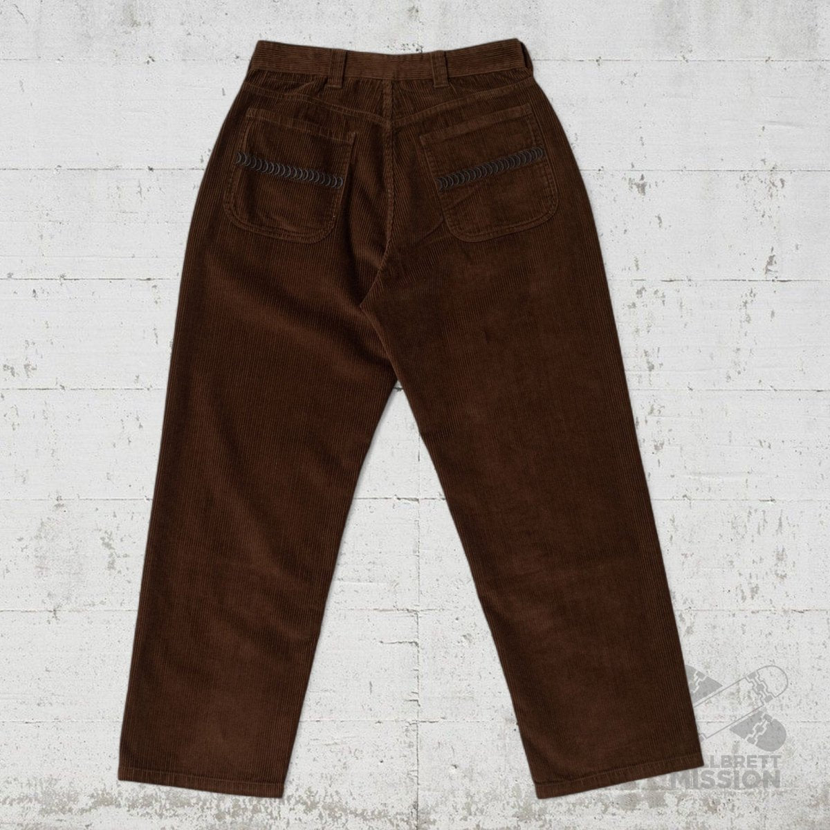 Spitfire Pant Bighead Fill Corduroy Baggy Pant brown - Jeans - Rollbrett Mission