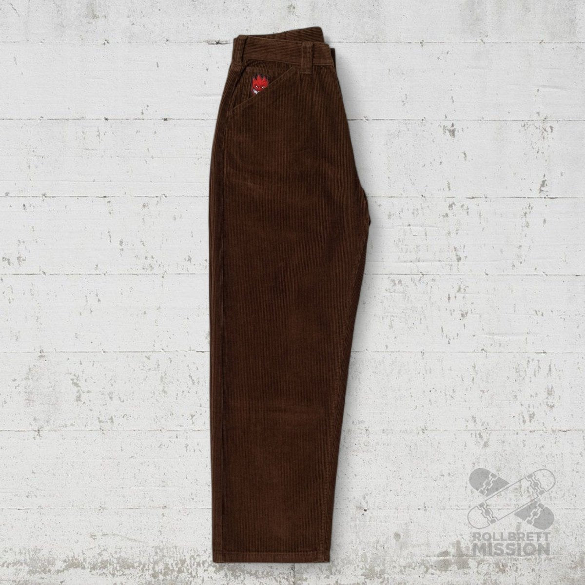 Spitfire Pant Bighead Fill Corduroy Baggy Pant brown - Jeans - Rollbrett Mission