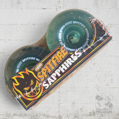 Spitfire Sapphire Clear Green 53mm 90A Wheels - Skateboard - Rollen - Rollbrett Mission