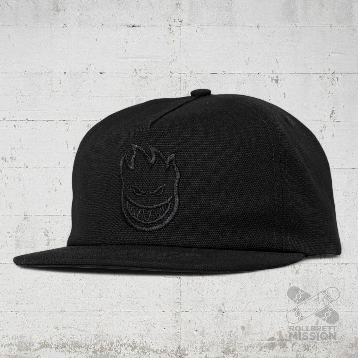 Spitfire Snapback Cap Bighead black charcoal - Kopfbekleidung & - tücher - Rollbrett Mission