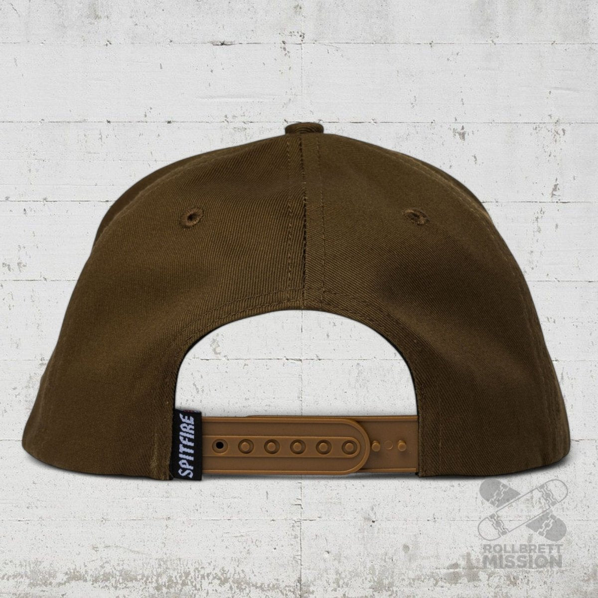 Spitfire Snapback Cap Bighead fill brown red - Kopfbekleidung & - tücher - Rollbrett Mission