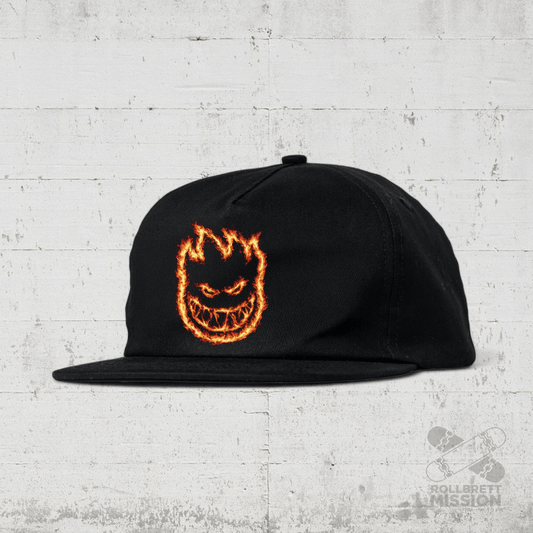 Spitfire Snapback Cap Remains black - Kopfbekleidung & - tücher - Rollbrett Mission