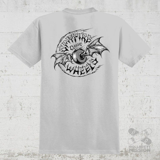 Spitfire T-Shirt Batwings Classic silver grey - Rollbrett Mission