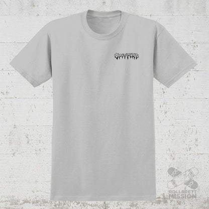 Spitfire T-Shirt Batwings Classic silver grey - Rollbrett Mission