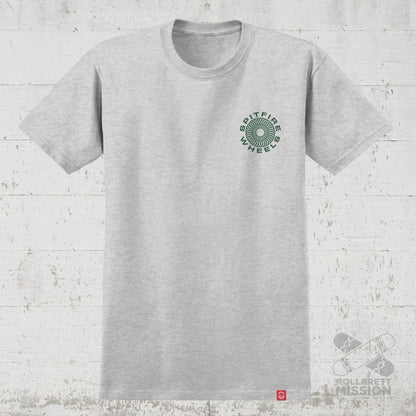 Spitfire T-Shirt Classic 87 Swirl Fill ash grey - Rollbrett Mission