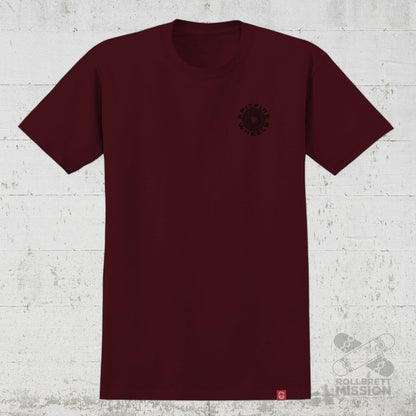 Spitfire T-Shirt Classic '87 Swirl Fill burgundy - Rollbrett Mission