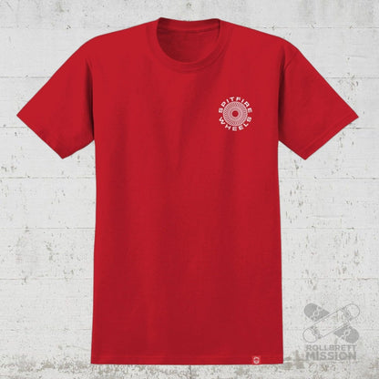 Spitfire T-Shirt Classic 87 Swirl Fill red - Rollbrett Mission