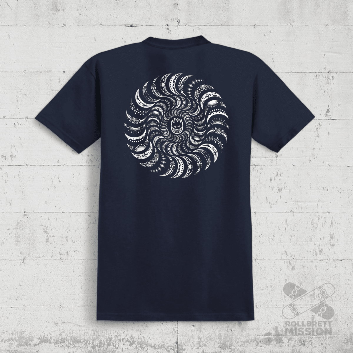 Spitfire T-Shirt Classic Swirl Paisley true navy - Rollbrett Mission