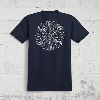 Spitfire T-Shirt Classic Swirl Paisley true navy - Rollbrett Mission