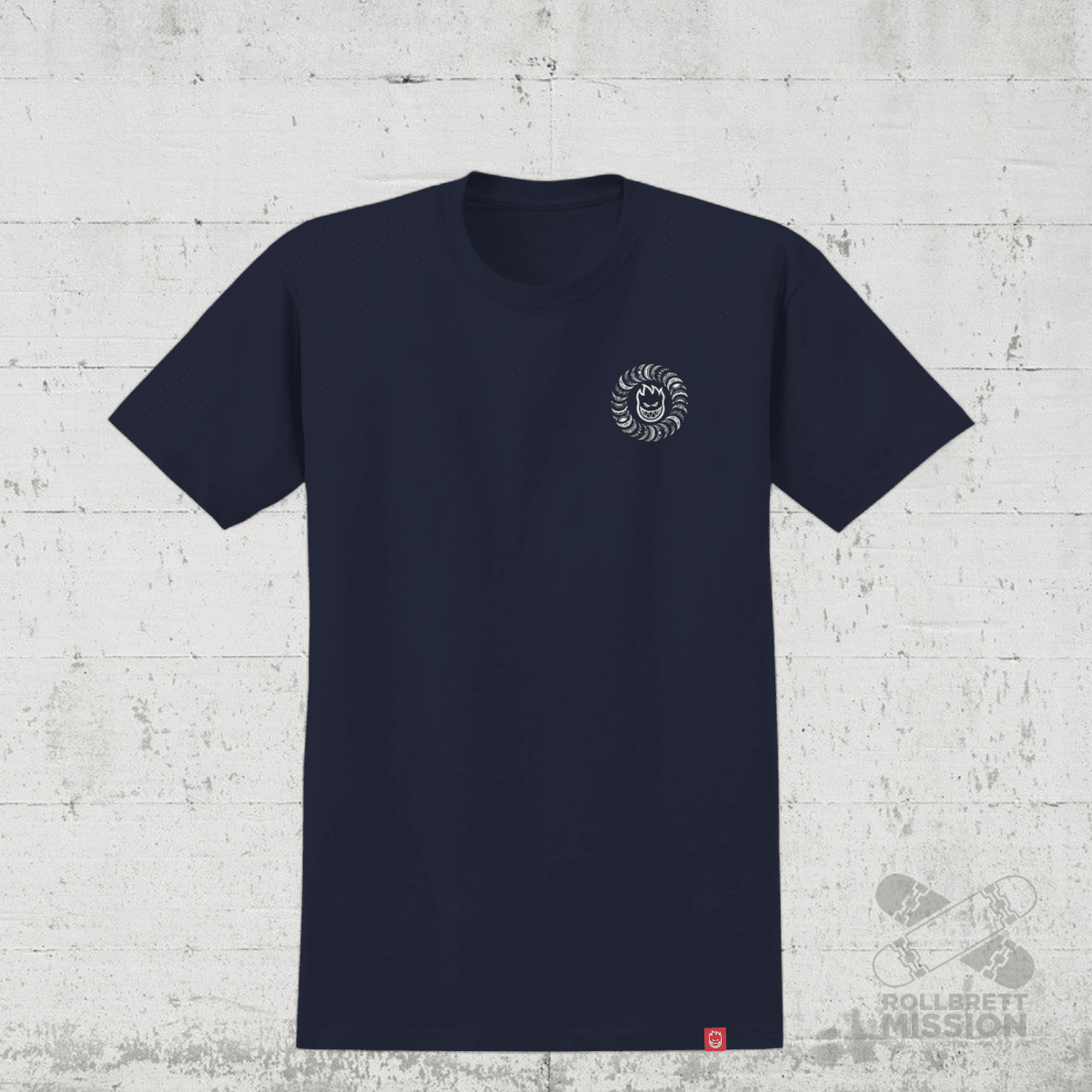 Spitfire T-Shirt Classic Swirl Paisley true navy - Rollbrett Mission