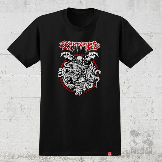 Spitfire T-Shirt Demon Gate black - Rollbrett Mission