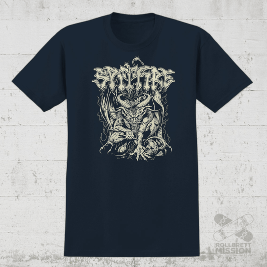 Spitfire T-Shirt Demon Redux navy - Rollbrett Mission