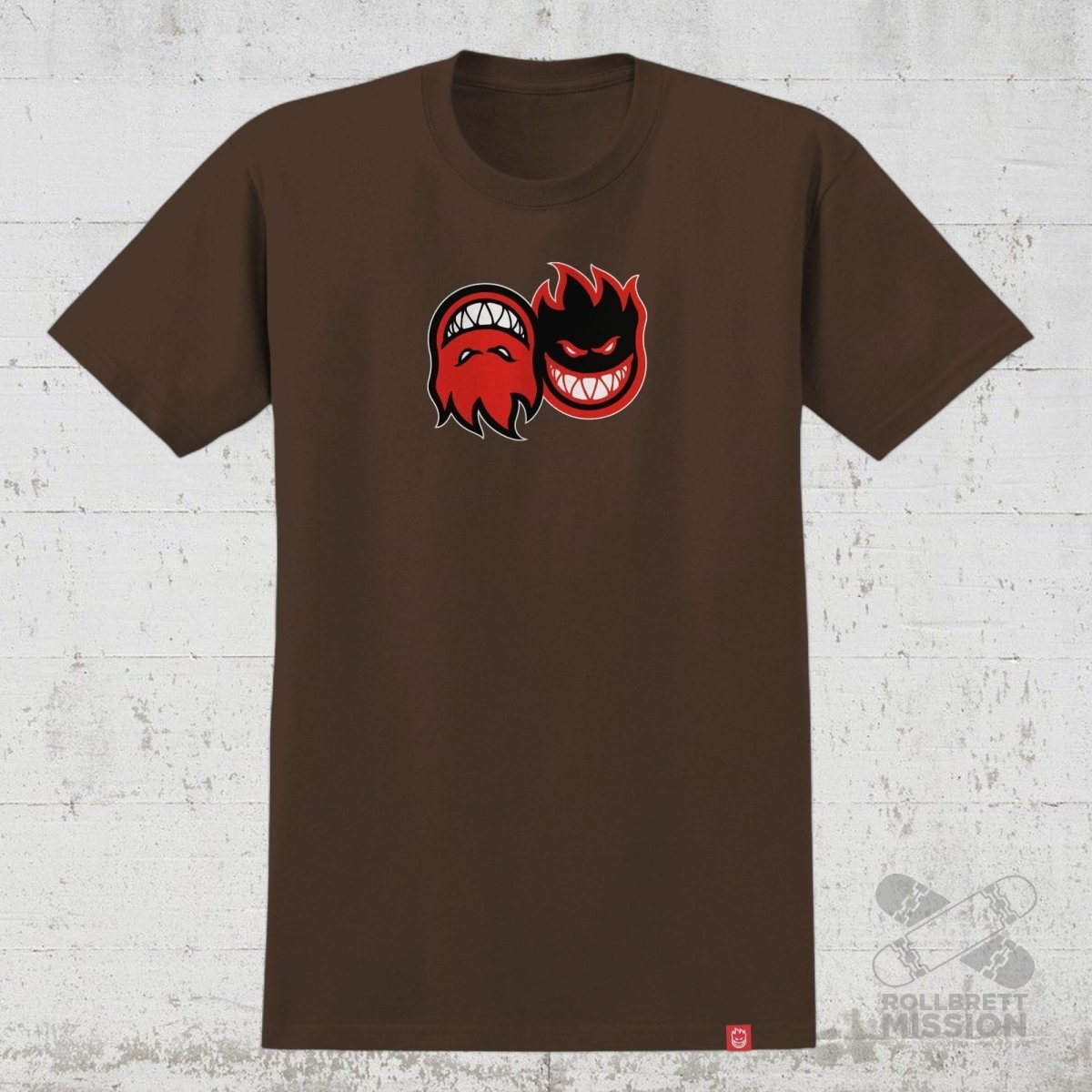 Spitfire T-Shirt Eternal Fill brown - Rollbrett Mission