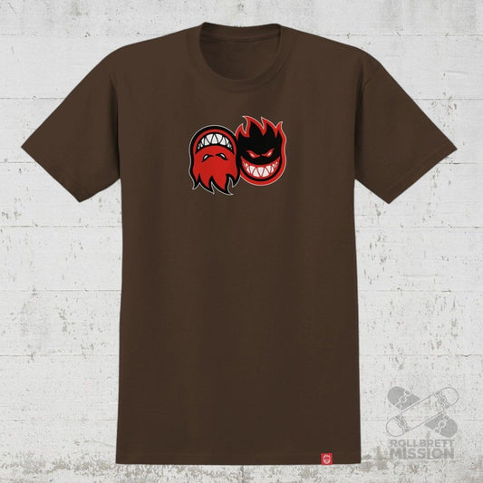 Spitfire T-Shirt Eternal Fill brown - Rollbrett Mission