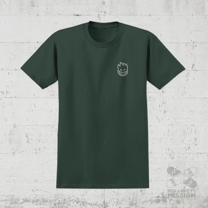 Spitfire T-Shirt Floral Classic Swirl forest green - Rollbrett Mission