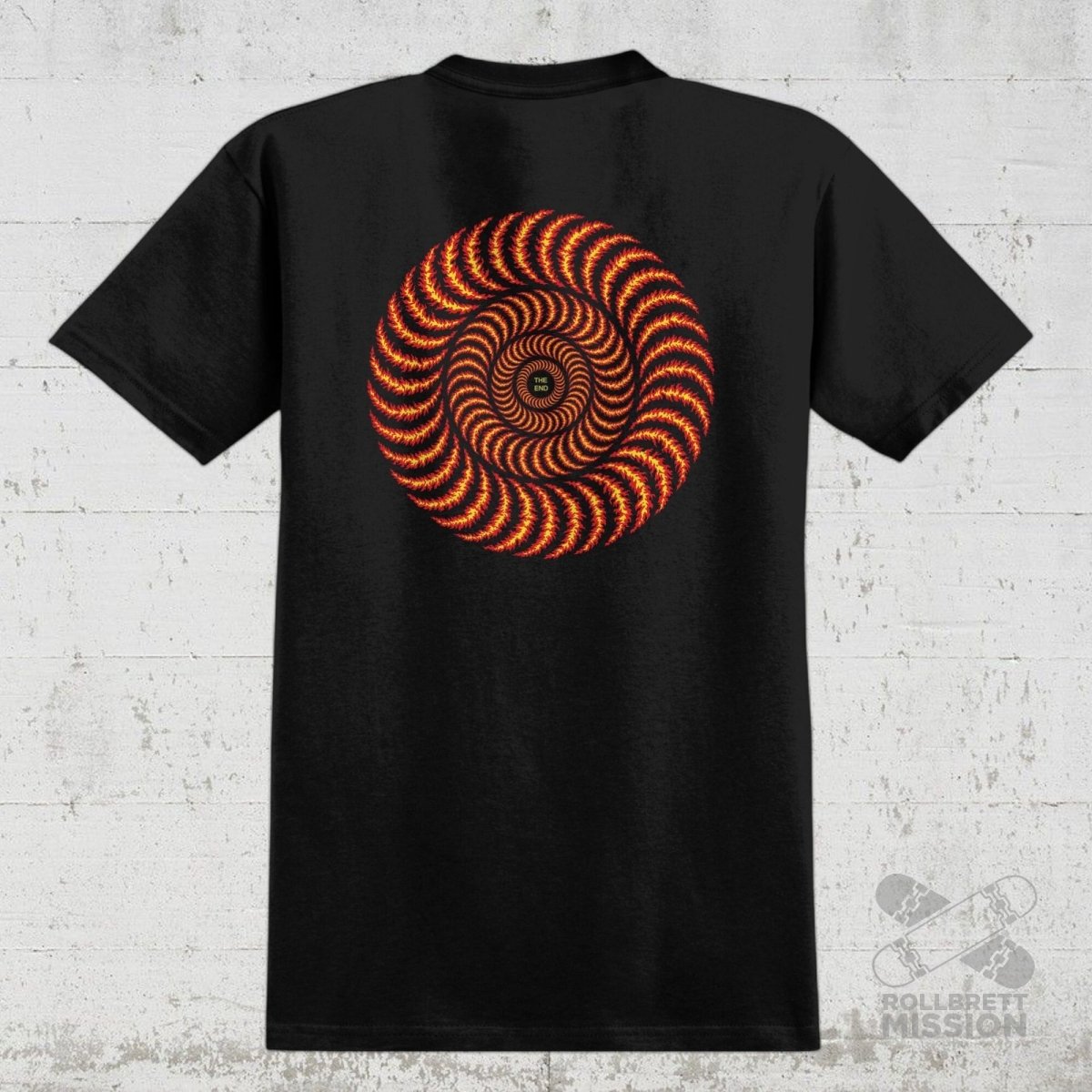 Spitfire T-Shirt OG Classic Flame black - Rollbrett Mission