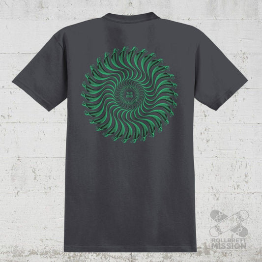Spitfire T-Shirt Snake Classic Charcoal - Rollbrett Mission