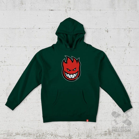 Spitfire Youth Hoodie Bighead Fill alpine green - Shirts & Tops - Rollbrett Mission