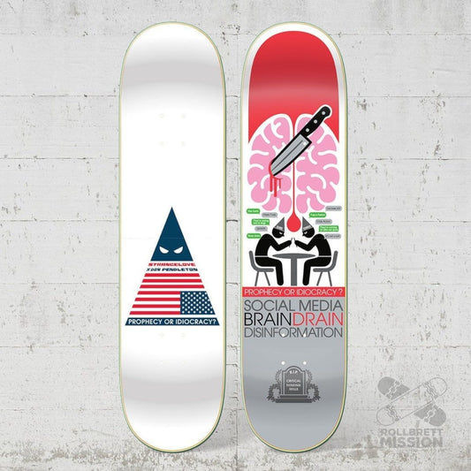 Strangelove Pendleton Brain Drain 7.75 Deck - Skateboard - Decks - Rollbrett Mission