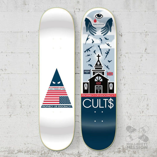 Strangelove Pendleton Cults 8.0 Deck - Skateboard - Decks - Rollbrett Mission