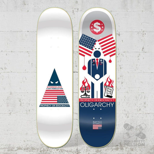 Strangelove Pendleton Oligarchy 8.25 Deck - Skateboard - Decks - Rollbrett Mission