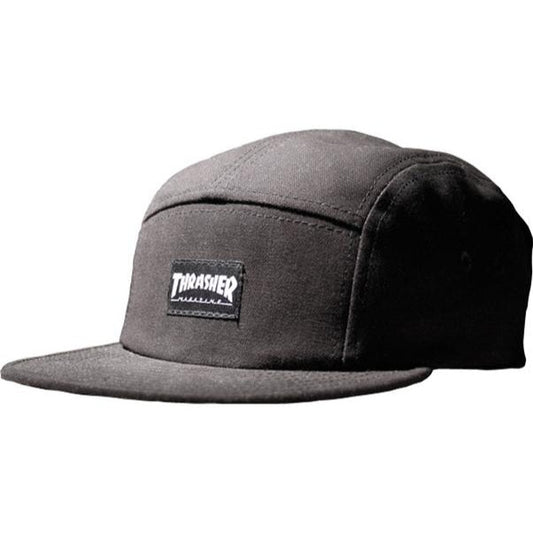 Thrasher 5 Panel Cap black - Kopfbekleidung & -tücher - Rollbrett Mission