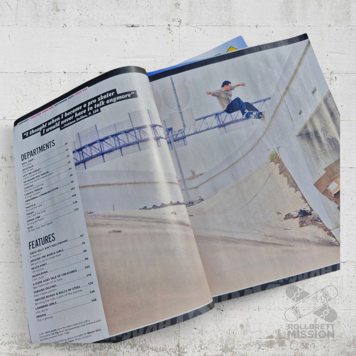 Thrasher Magazine Heft Ausgabe 544 November 2025 - Zeitschriften - Rollbrett Mission