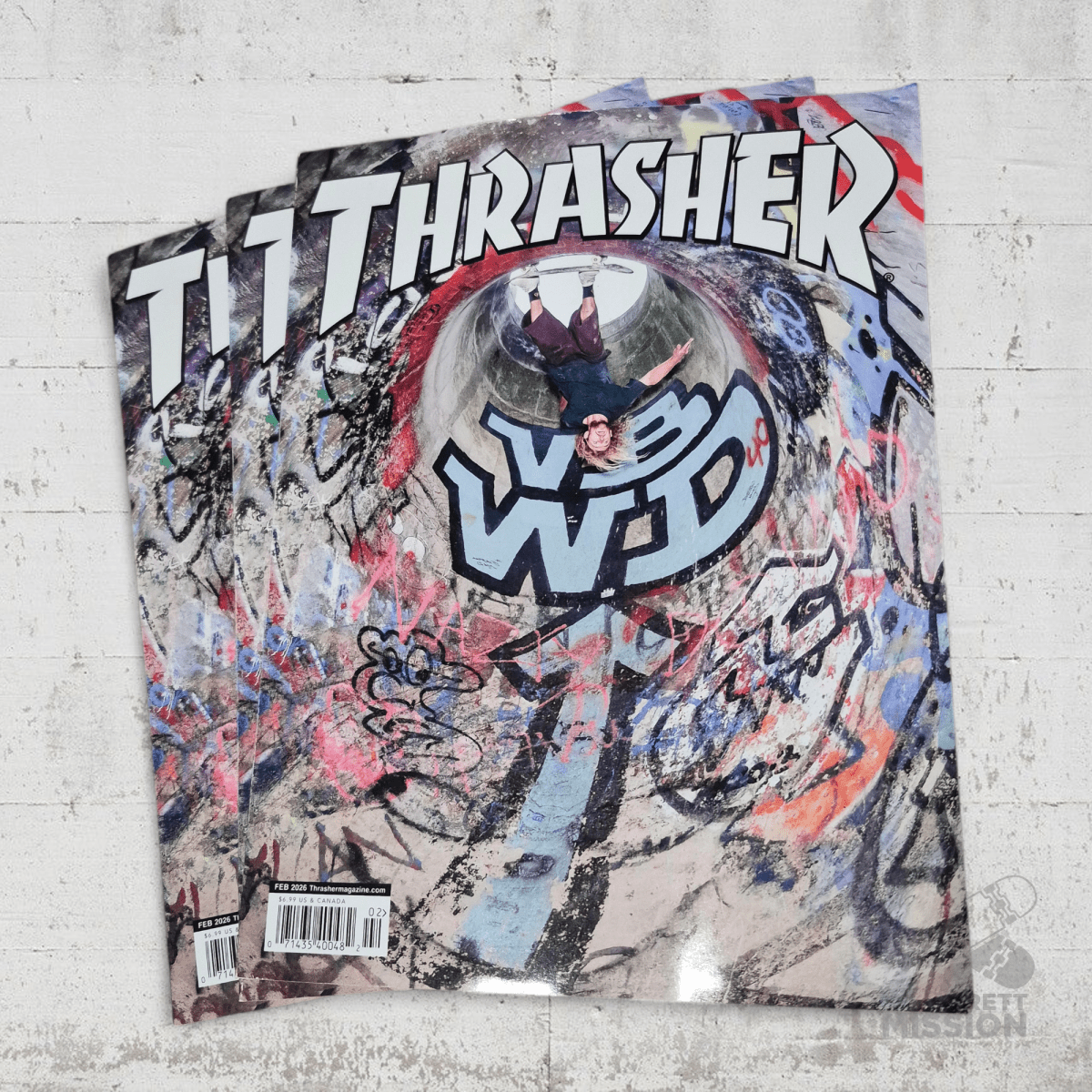 Thrasher Magazine Heft Ausgabe 547 February 2026 - Zeitschriften - Rollbrett Mission