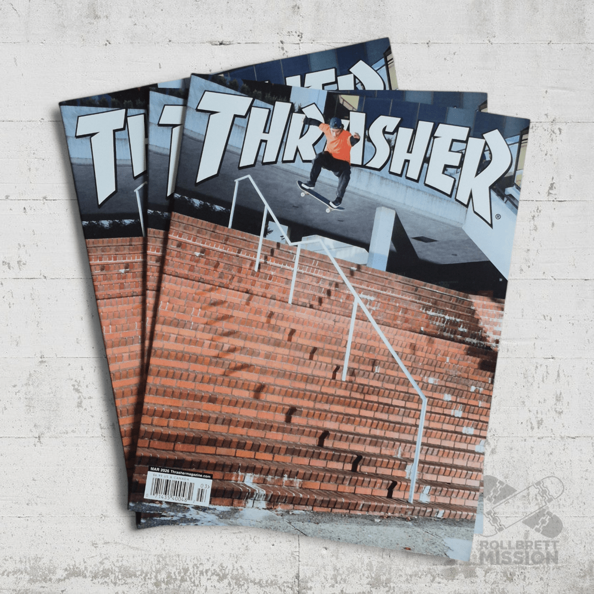 Thrasher Magazine Heft Ausgabe 548 March 2026 - Zeitschriften - Rollbrett Mission