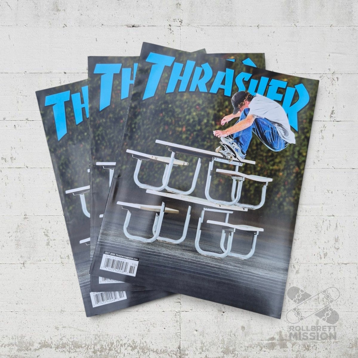 Thrasher Magazine Heft Ausgabe 555 Oktober 2026 - Zeitschriften - Rollbrett Mission