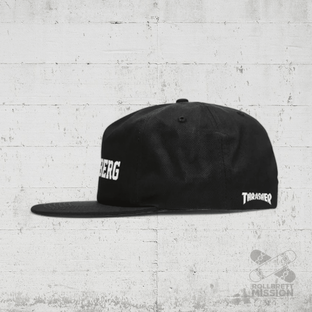 Thrasher Snapback Cap Wallenberg black - Kopfbekleidung & - tücher - Rollbrett Mission