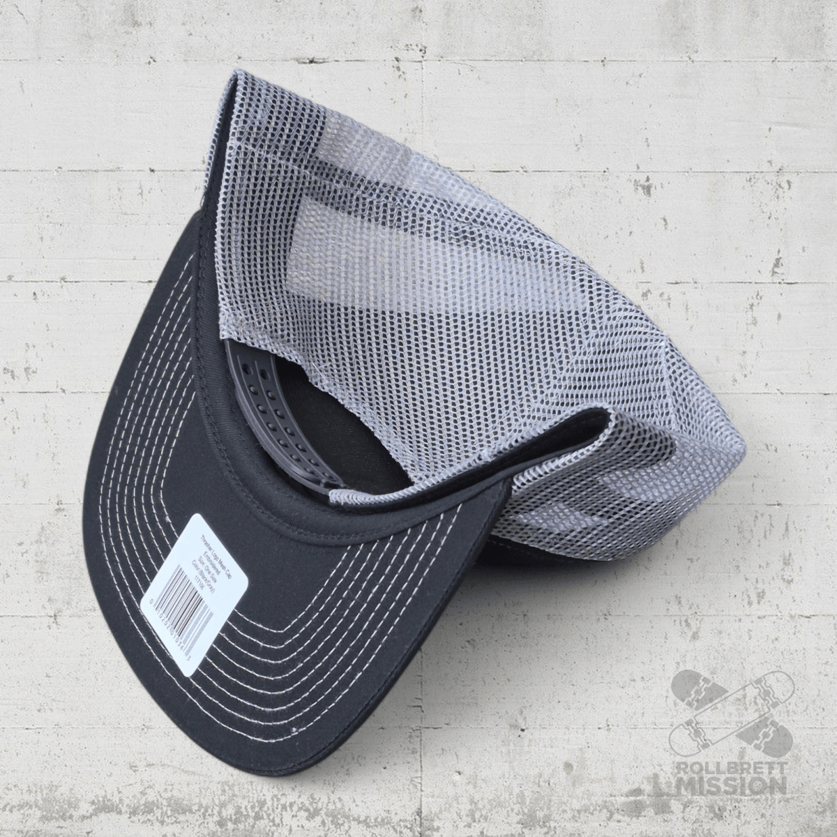 Thrasher Snapback Mesh Cap Mag Logo black grey - Kopfbekleidung & - tücher - Rollbrett Mission