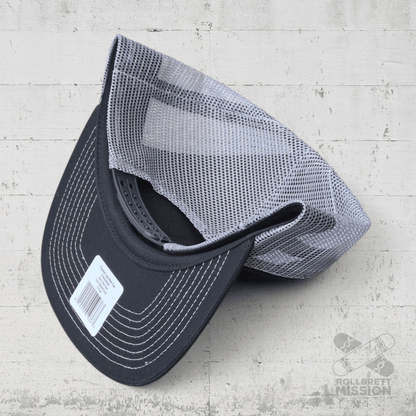 Thrasher Snapback Mesh Cap Mag Logo black grey - Kopfbekleidung & - tücher - Rollbrett Mission