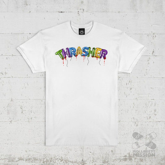Thrasher T-Shirt Balloons white - Rollbrett Mission