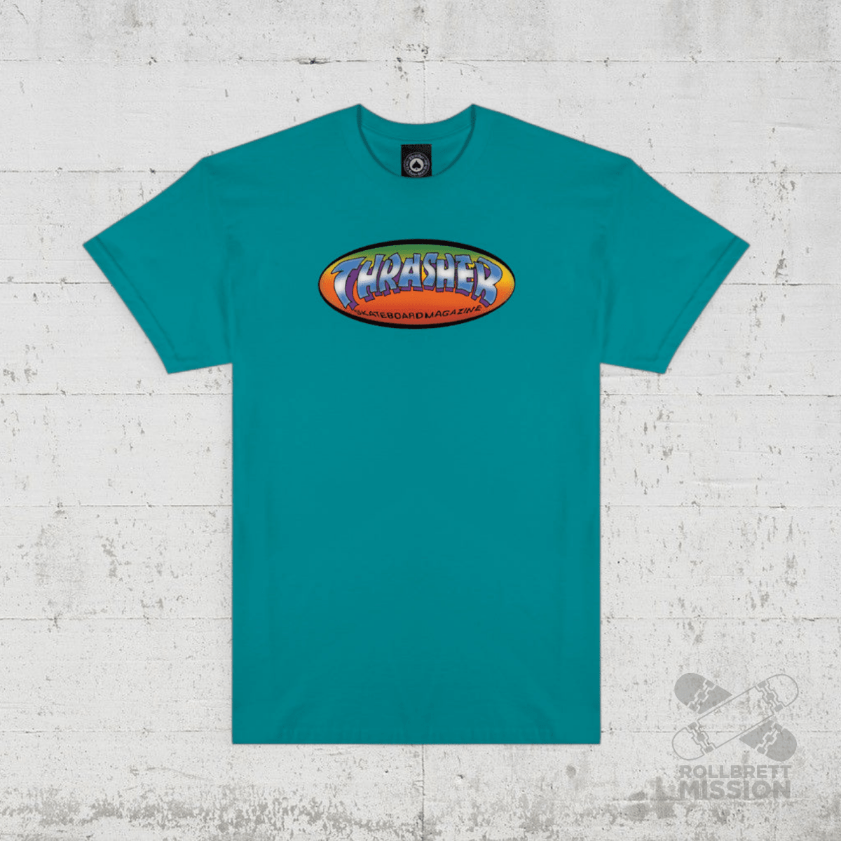 Thrasher T-Shirt Spanky Ninety - Five jade - Rollbrett Mission