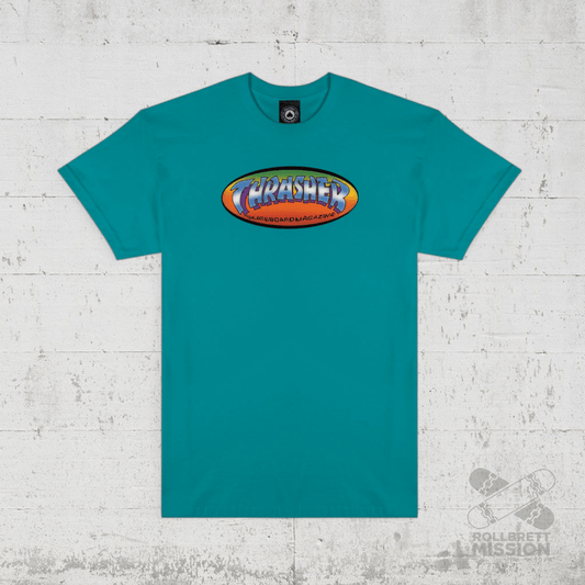 Thrasher T-Shirt Spanky Ninety - Five jade - Rollbrett Mission