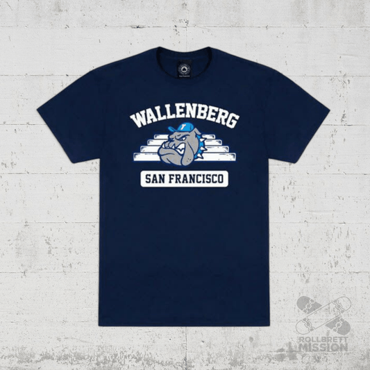 Thrasher T-Shirt Wallenberg navy - Rollbrett Mission