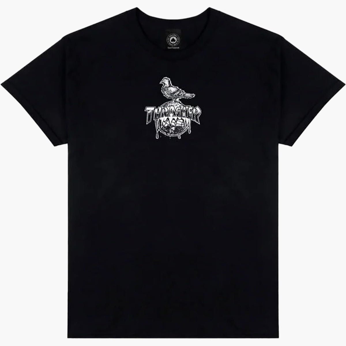 Thrasher T-Shirt x Anti Hero Cover The Earth black - Rollbrett Mission