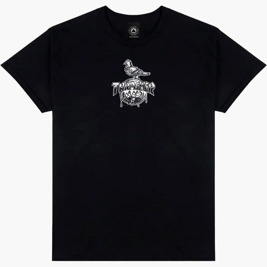 Thrasher T-Shirt x Anti Hero Cover The Earth black - Rollbrett Mission