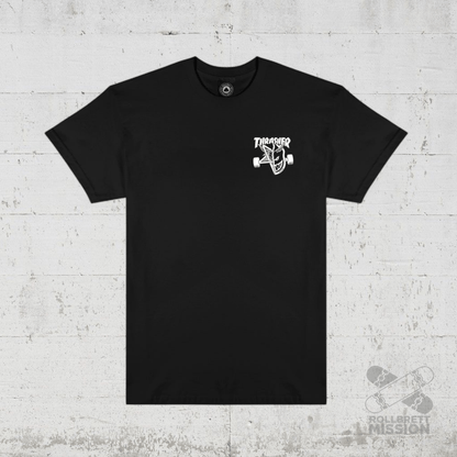 Thrasher x Spitfire T-Shirt Classic Swirl black - Rollbrett Mission