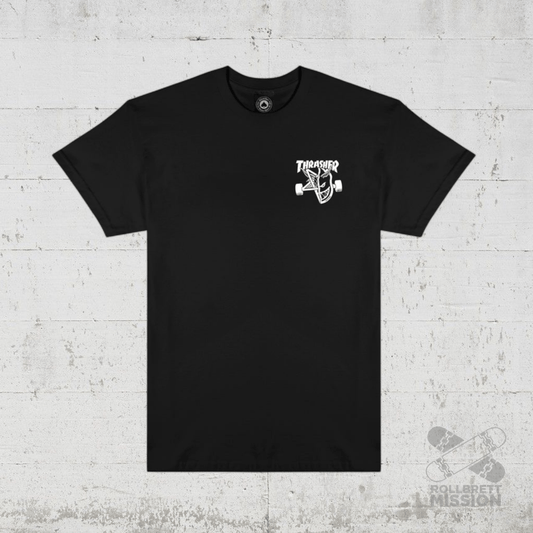 Thrasher x Spitfire T-Shirt Classic Swirl black - Rollbrett Mission