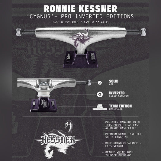 Thunder 148 Kessner Cygnus Pro Inverted Truck - Skateboard-Achsen - Rollbrett Mission