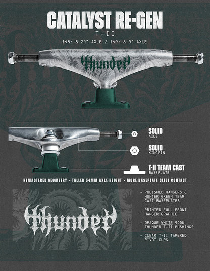 Thunder 149 T-II Team Catalyst Re-Gen 8.5" Truck - Skateboard-Achsen - Rollbrett Mission