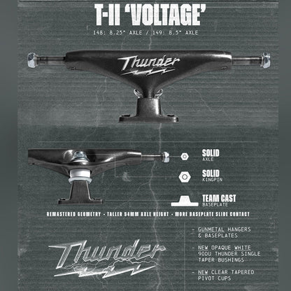 Thunder 149 T - II Truck Voltage - Skateboard - Achsen - Rollbrett Mission
