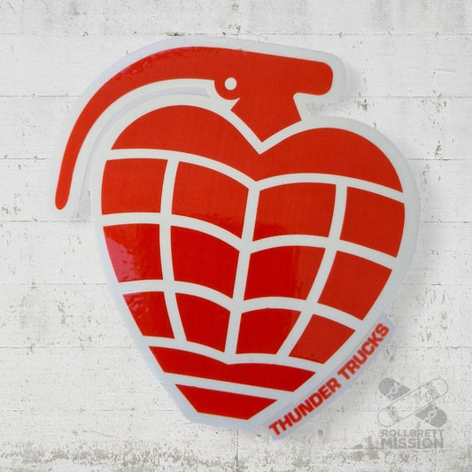 Thunder Heart Grenade Sticker Medium 10cm - Rollbrett Mission