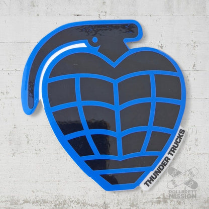 Thunder Heart Grenade Sticker Medium 10cm - Rollbrett Mission